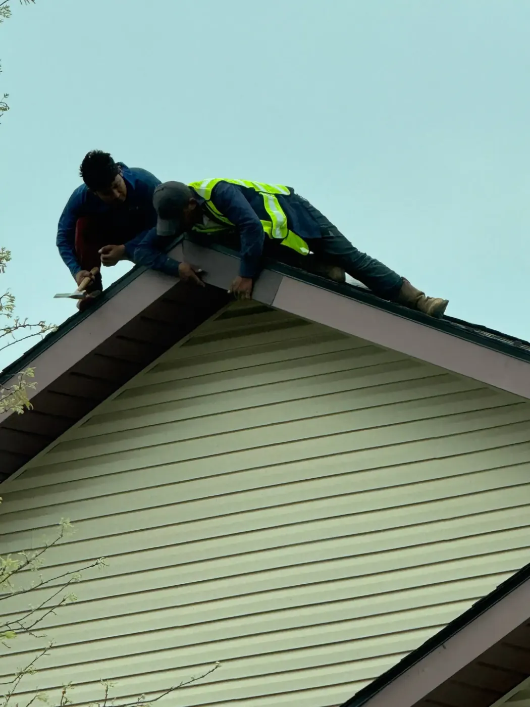 Commercial roof inspection documented in Wabash